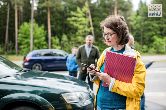 Šeimų karavanas I turas: pilotinis važiavimas