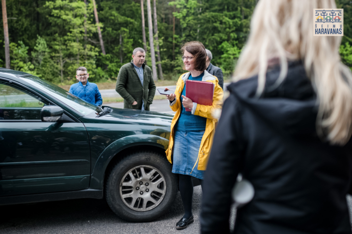 Šeimų karavanas I turas: pilotinis važiavimas