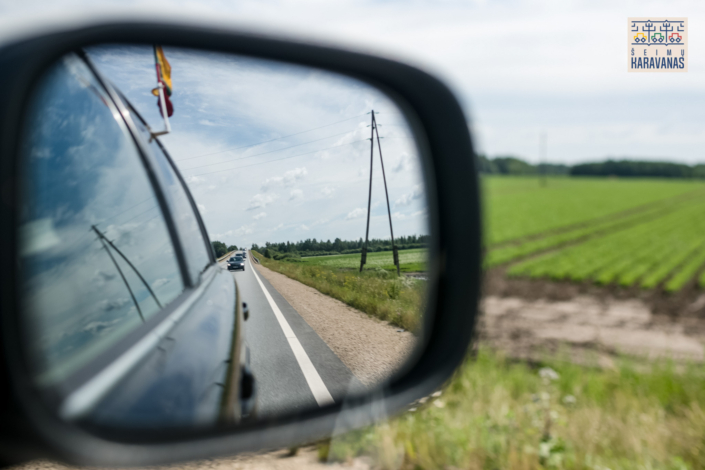 Šeimų karavanas III turas: per Latviją į Estiją